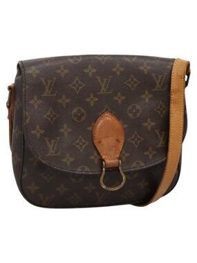 Authentic LOUIS VUITTON Monogram Monogram Saint Cloud GM Shoulder Bag M51242